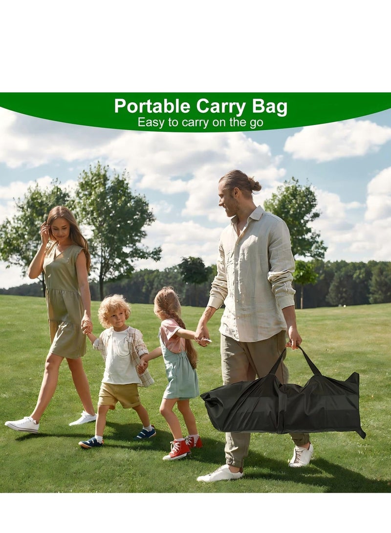 السيميا طاولة كبيرة قابلة للطي، طاولة تخييم محمولة، طاولة نزهة، طاولة ظهر مع جيب تخزين مقاوم للماء، للشواء في الهواء الطلق، الطهي، النزهات، الشاطئ، التخييم والشاطئ - Image 5